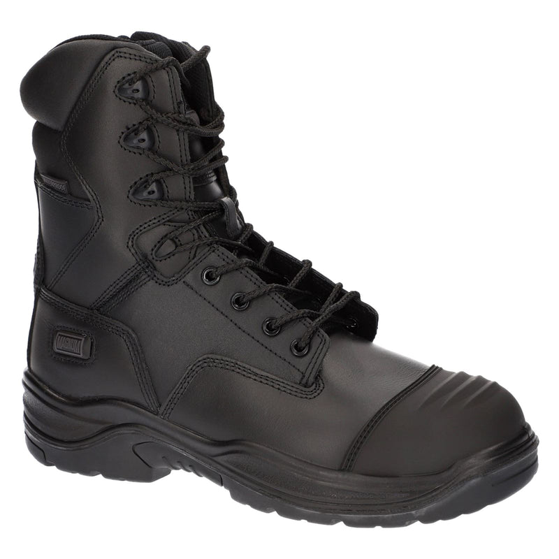 Magnum Rigmaster Side-Zip Leather Black Safety Boots