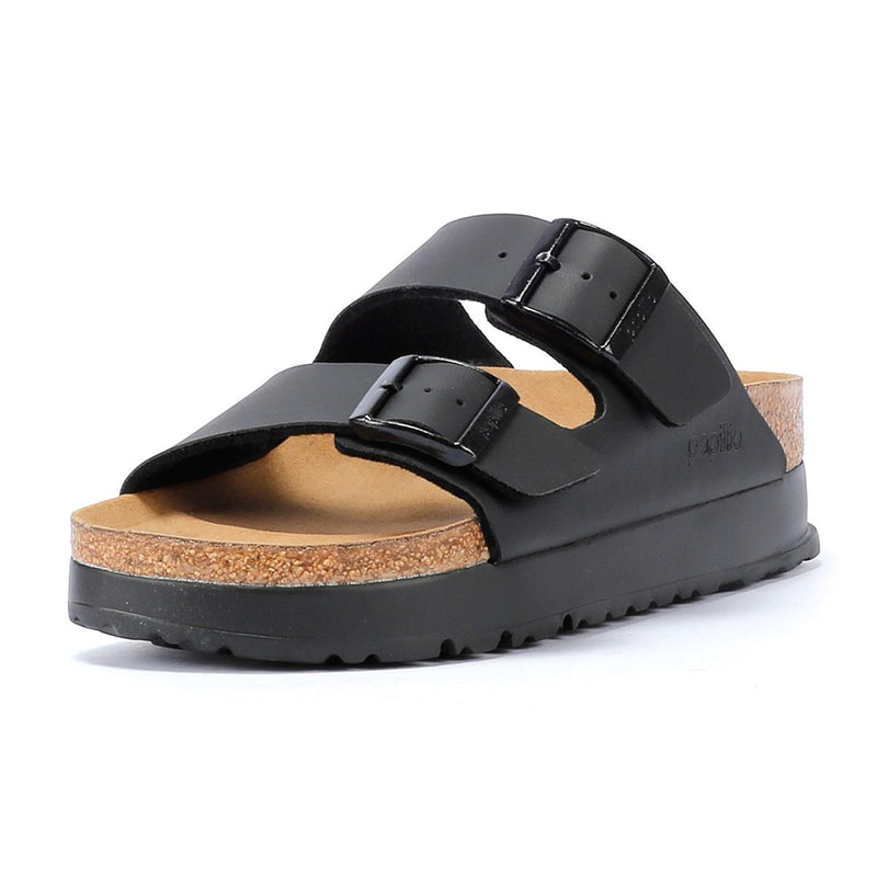 Birkenstock Arizona Flex Platform Women's Black Narrow Sandals