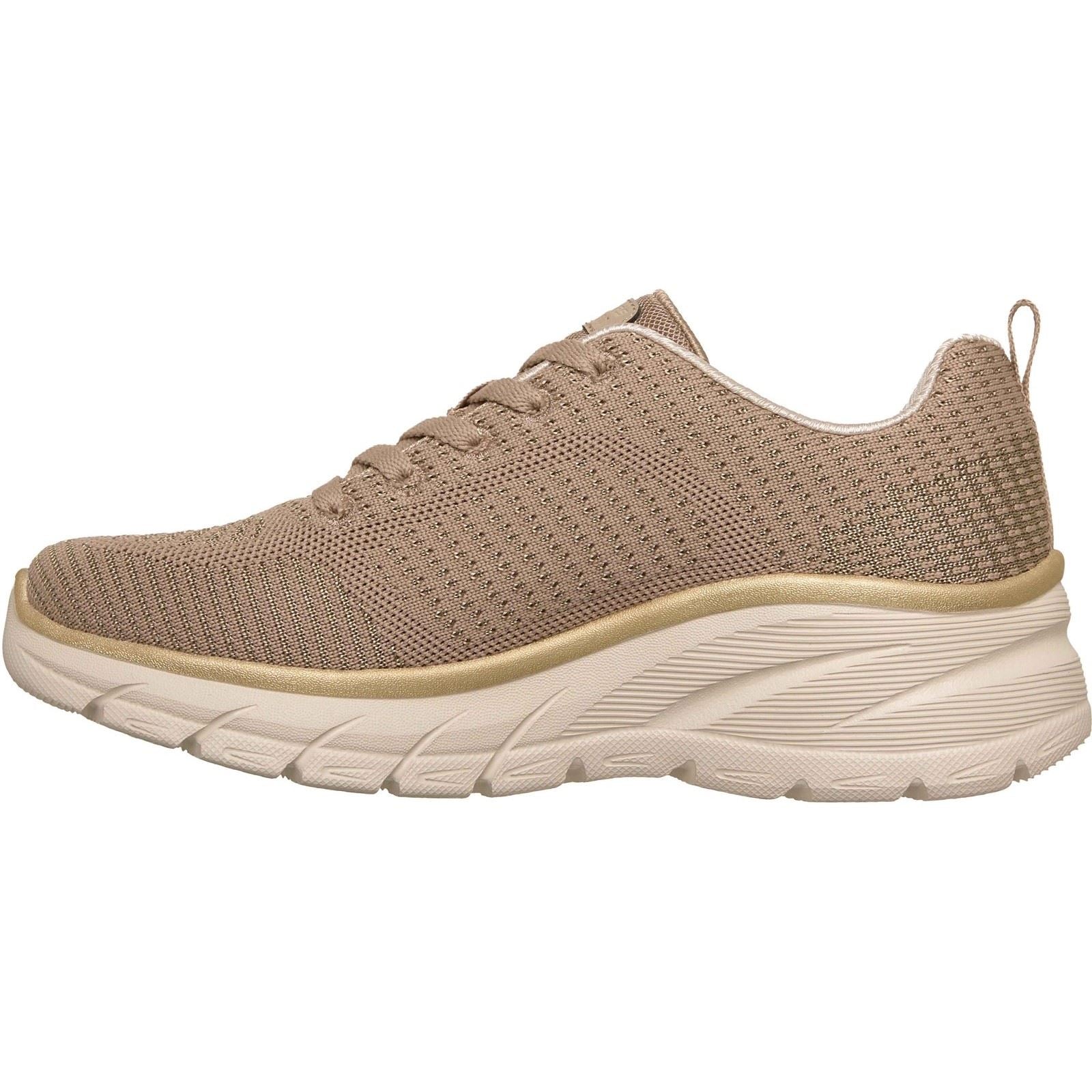 Skechers Fashion Fit 2.0 Polyester Women's Taupe/Gold Trainers