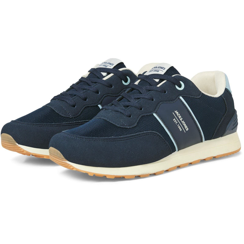 Jack & Jones Spirit Runner Synthetic Men's Navy Blazer/Glacier Ice Trainers