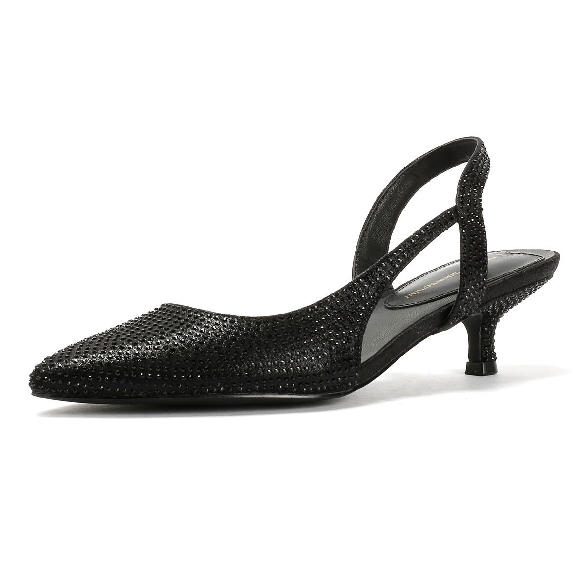 French Connection Venus Women's Black Kitten Heels