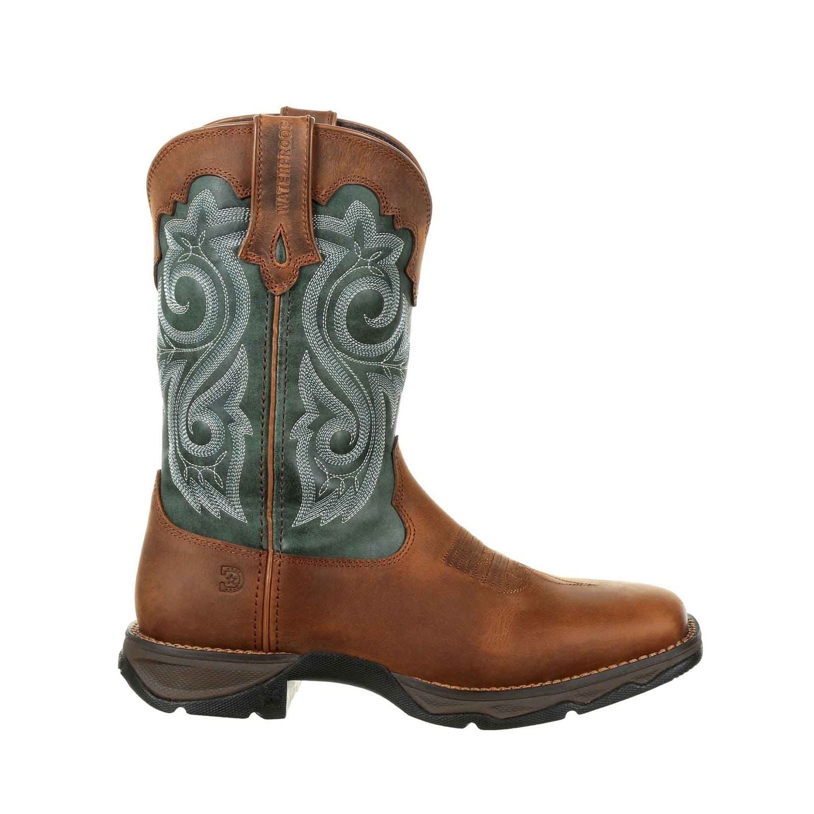 Durango Lady Rebel Leather Women's Brown Evergreen Boots