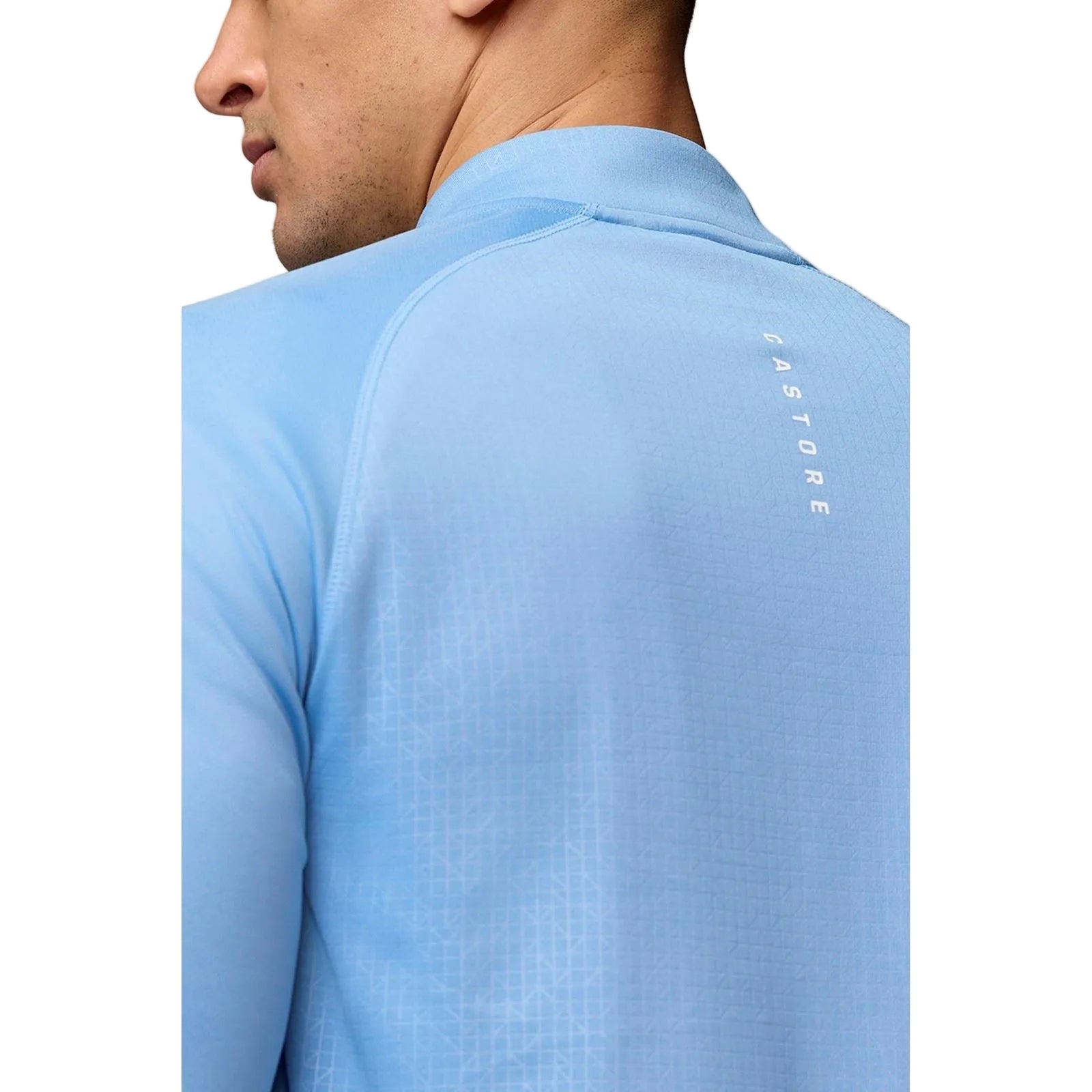 Castore Adapt 1/4 Polyester Men's Blue Zip Top