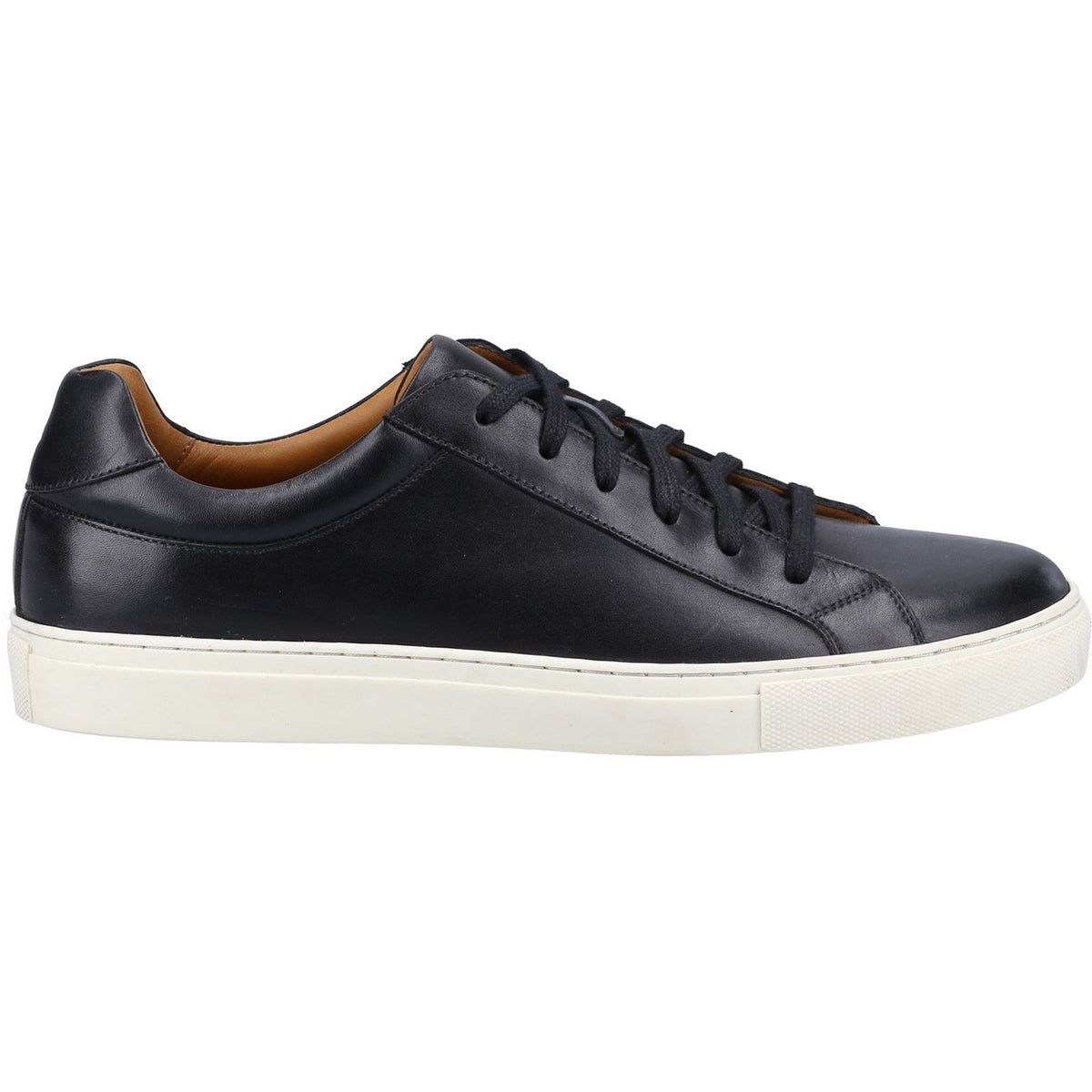 Hush Puppies Colton Leather Men's Black Trainers