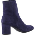 Hush Puppies Octavia Suede Women's Navy Heeled Ankle Boots