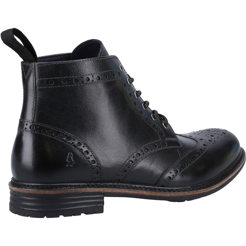 Hush Puppies Joshua Leather Men's Black Boots