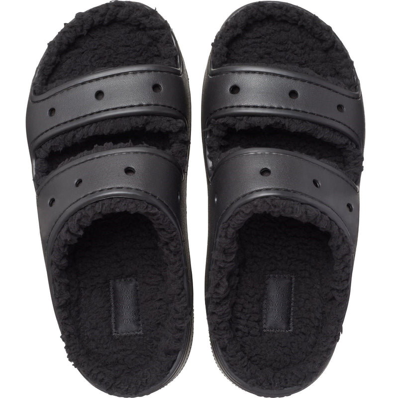 Crocs Classic Cozzzy Synthetic Women's Black Sandals