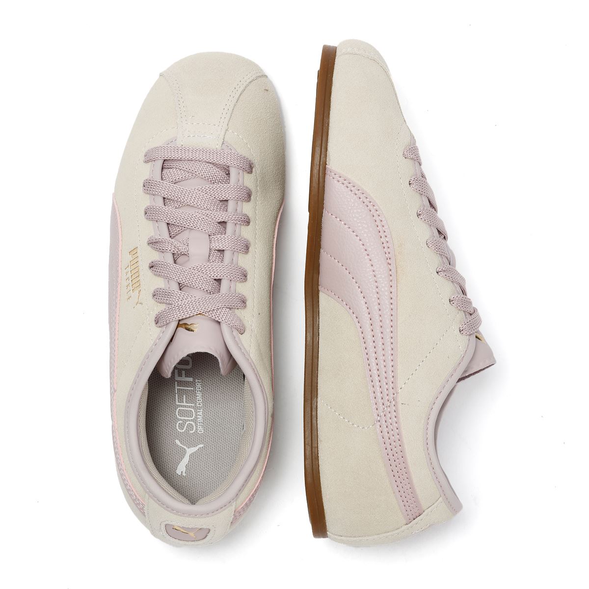 Puma Tackle Suede Women's Silver Fog/Misty Pink Trainers
