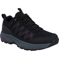 Hi-Tec Stealth Low Womens Synthetic Women's Black/Purple Hiking Boots