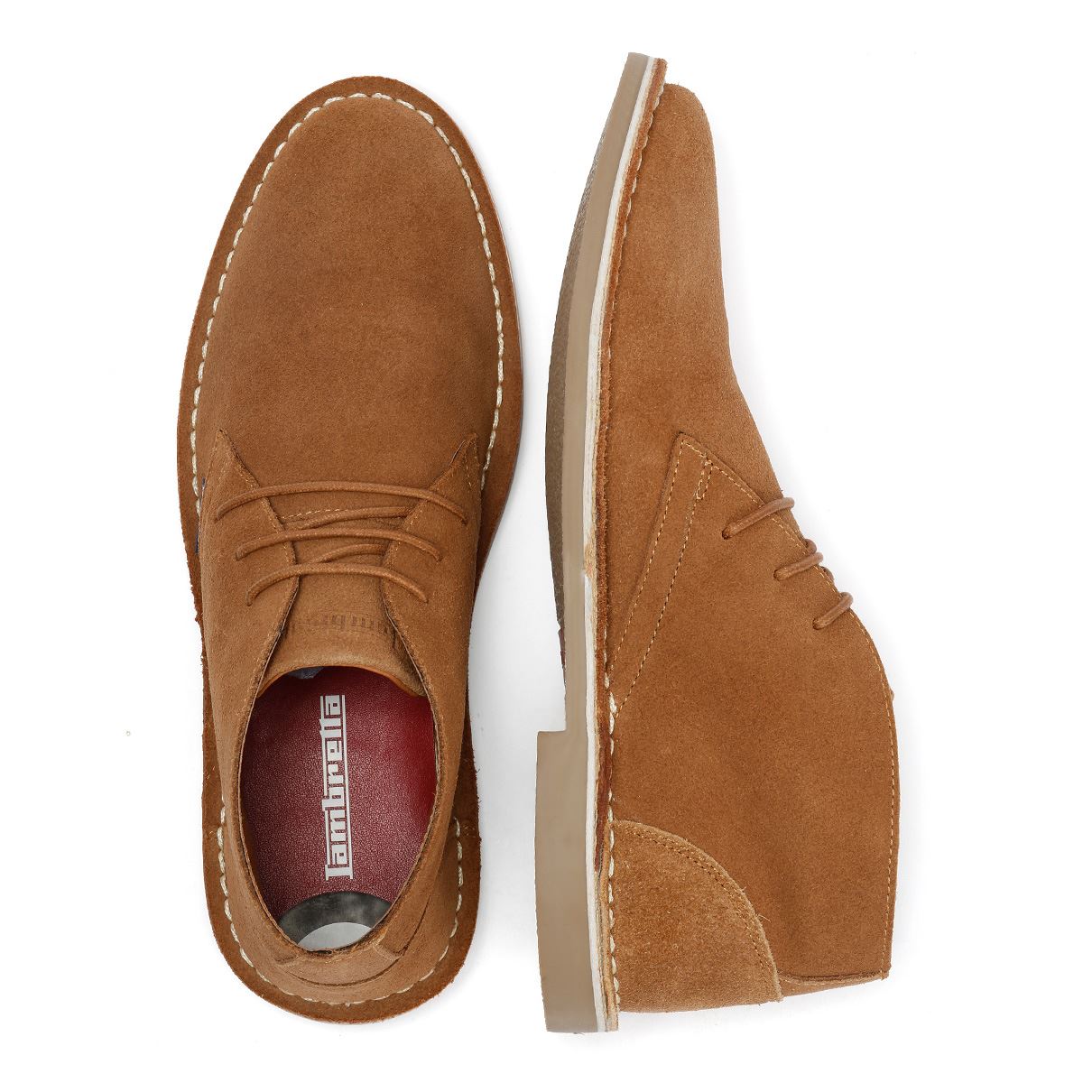 Lambretta Chiswick Suede Men's Tan Boots