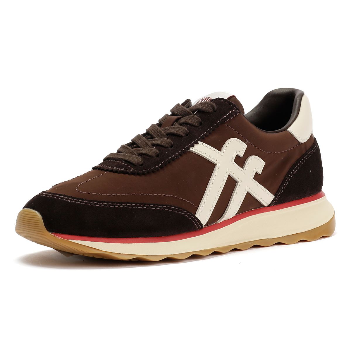 FitFlop Retro-Q FF Nylon Women's Chocolate Brown/Paris Beige Trainers