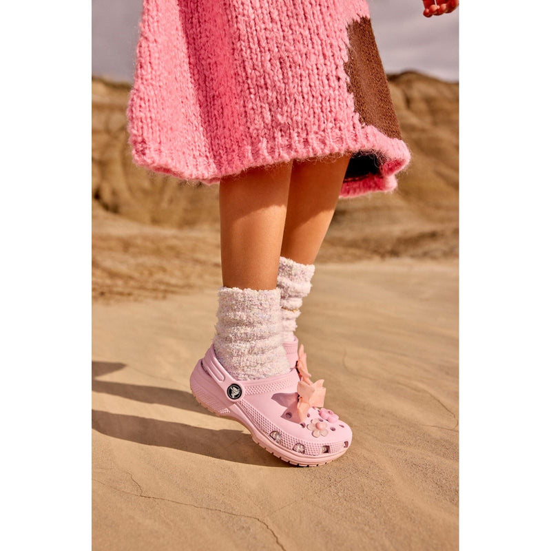 Crocs Kids' Classic Clog Synthetic Pink Milk Clogs
