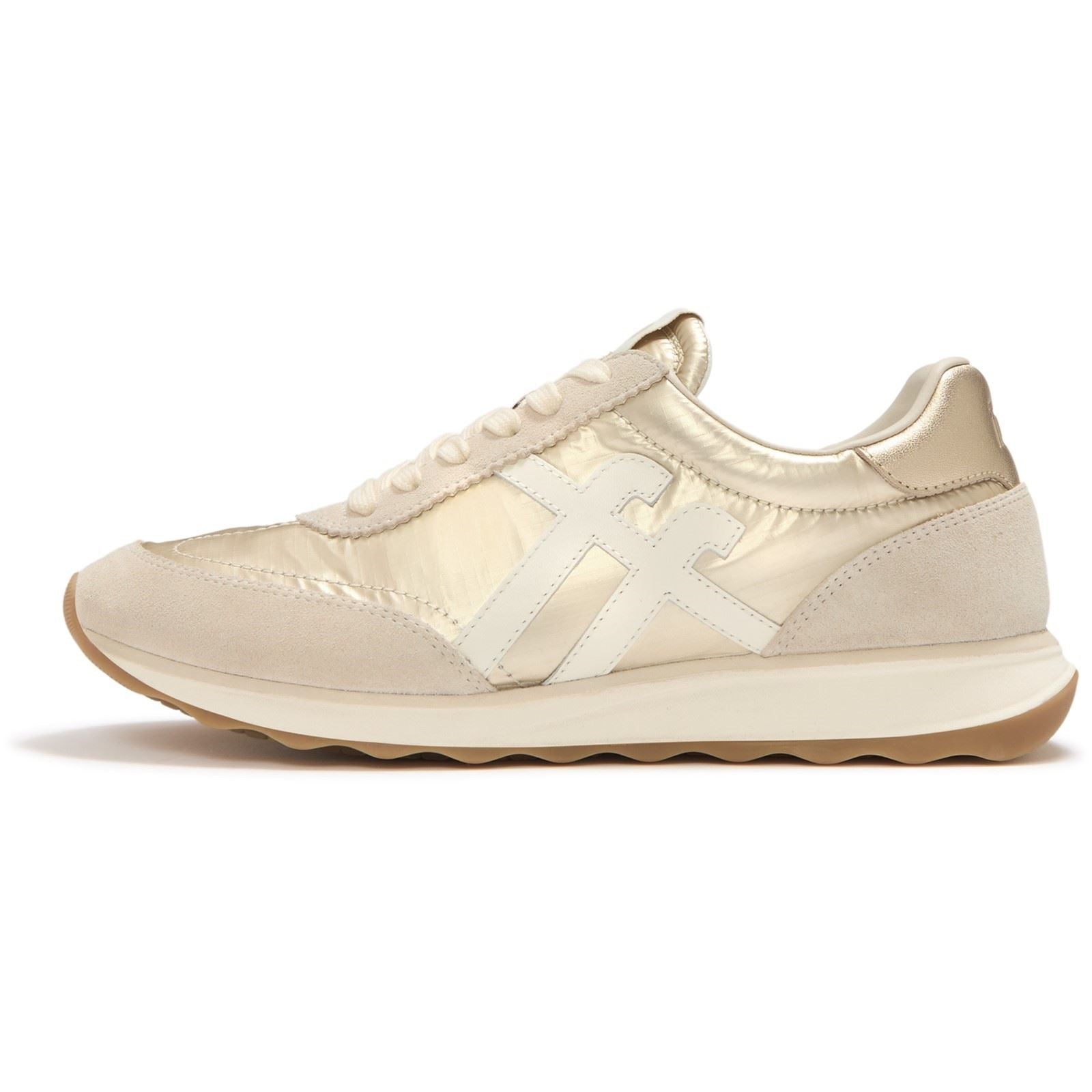 Fitflop Retro-Q FF Nylon Women's Platino Trainers