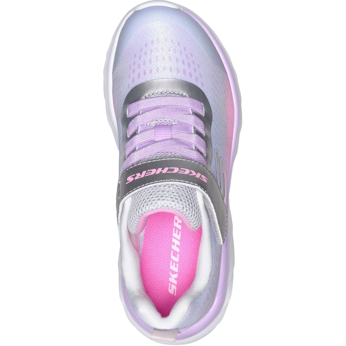 Skechers Boundless Color Blitz Textile Junior Grey/Multi Trainers