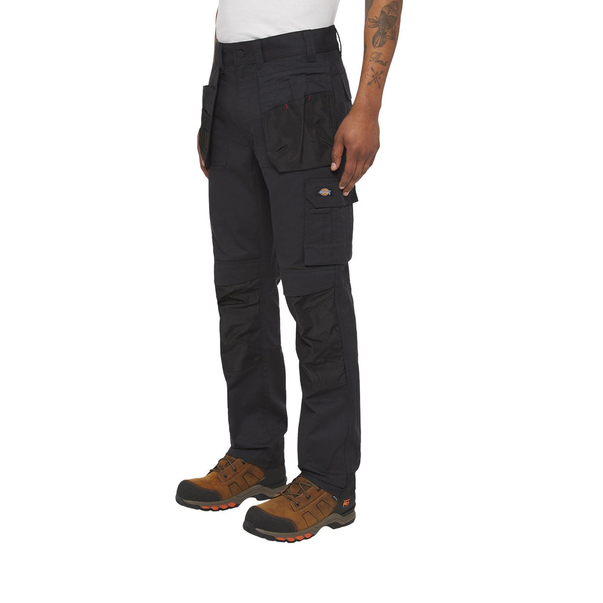 Dickies Multi Pocket Utility Polyester Men's Black Work Trousers