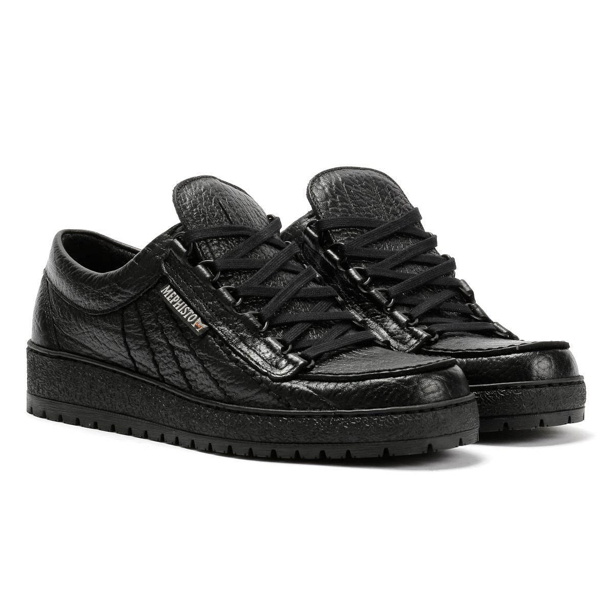 Mephisto Rainbow Mamouth 714 Leather Men's Black Shoes
