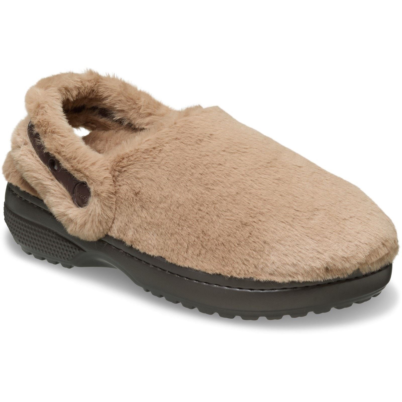 Crocs Classic Unfurgettable Polyester Women's Milk Chocolate Clogs