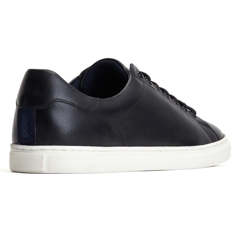 Base London Tucker Leather Men's Black Trainers