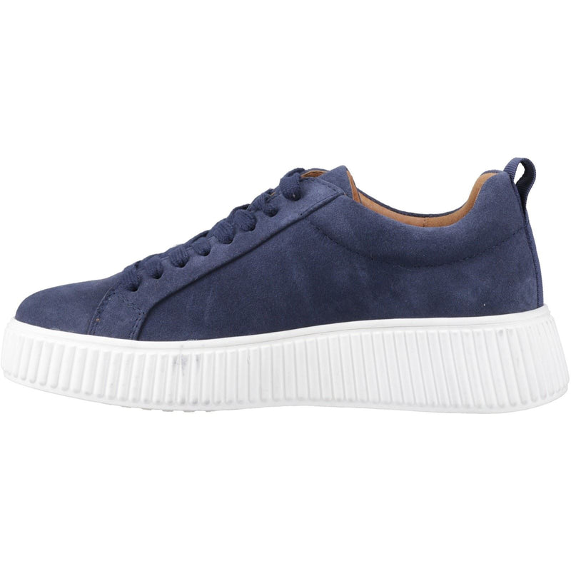 Hush Puppies Harlow Suede Suede Women's Indigo Trainers