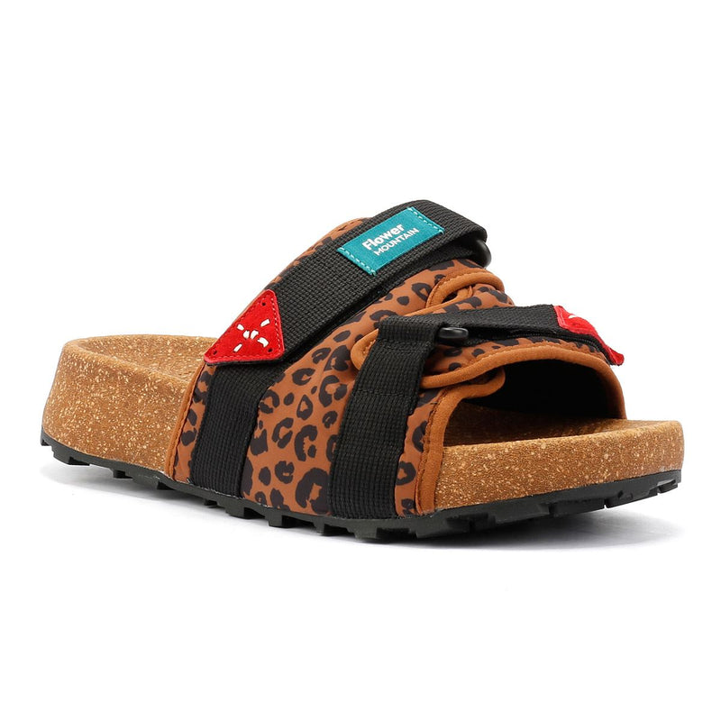 Flower Mountain Niwa Nylon Leopard Slides