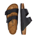 Birkenstock Arizona Birko-Flor Mens Black Narrow Sandals
