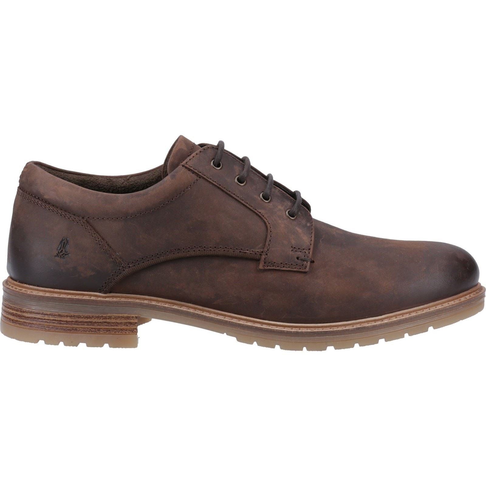 Hush Puppies Richie Leather Men's Brown Lace-Up Shoes