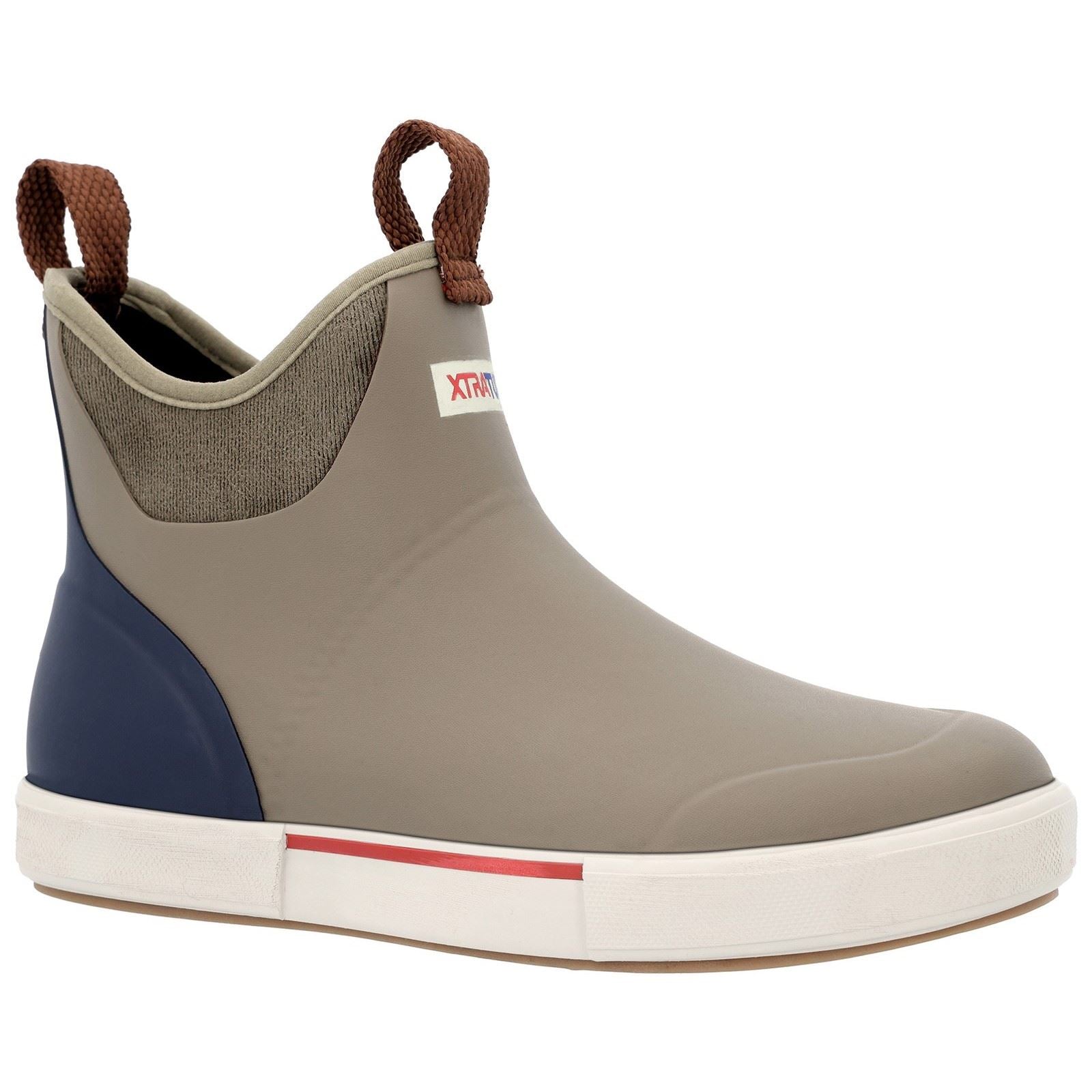 Xtratuf Ankle Deck Vintage Rubber Vintage Olive Wellington Boots