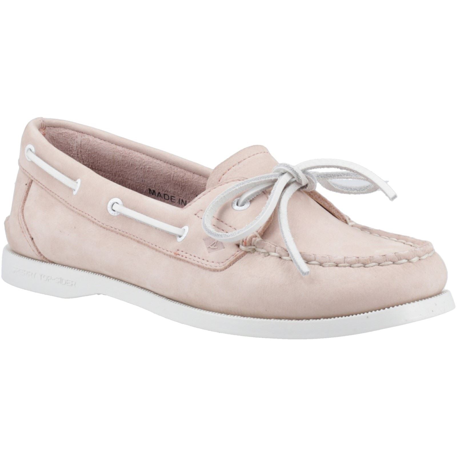 Sperry Authentic 1 Eye Leather Women's Blush Standard Boat Shoes