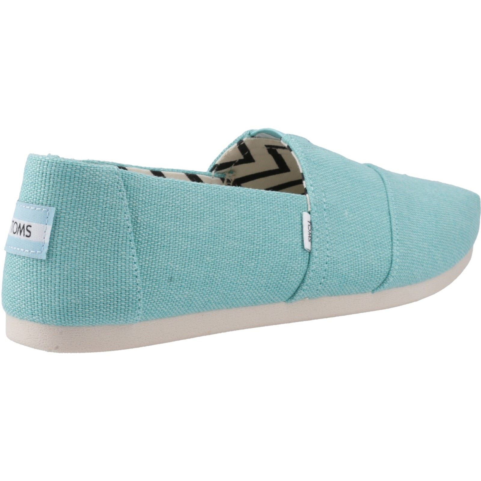 TOMS Alpargata Classic Jute Women's Aqua Espadrilles