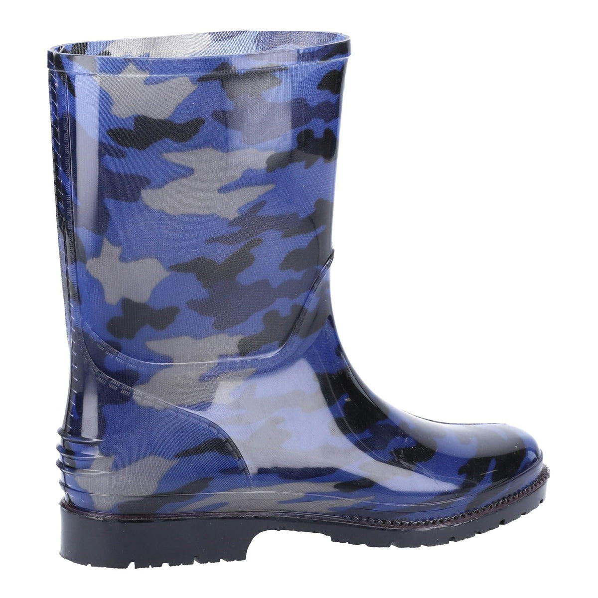 Cotswold Synthetic Junior Navy Camo Wellington Boots