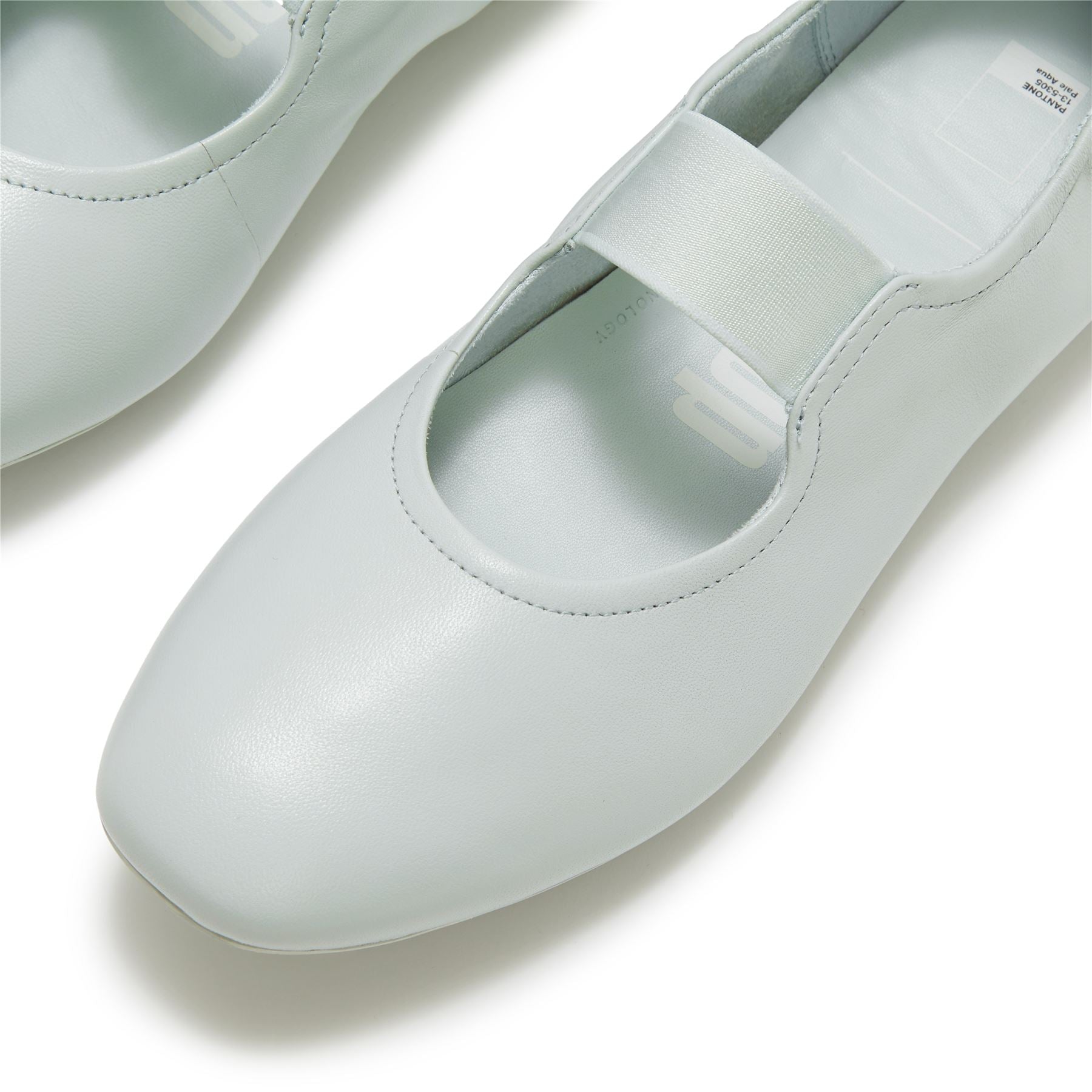 FitFlop X Pantone Delicato Mary Jane Leather Women's Aqua Shoes