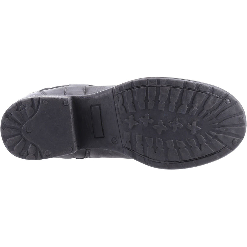 Hush Puppies Samara Leather Women's Black Boots