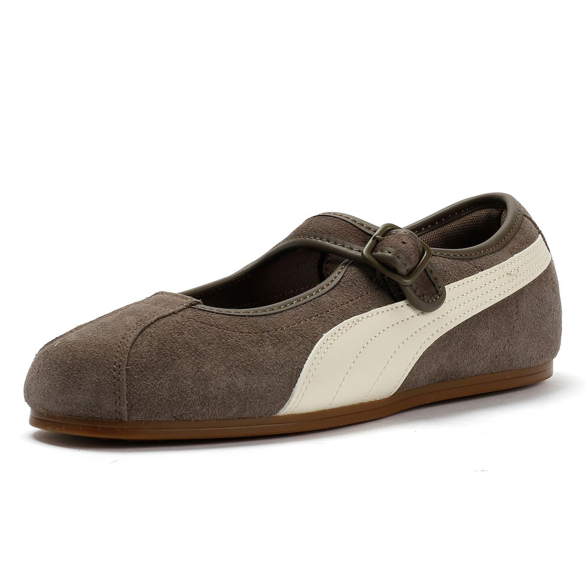 Puma Tacklette Suede Women's Matte Bronze/Alpine Snow Shoes
