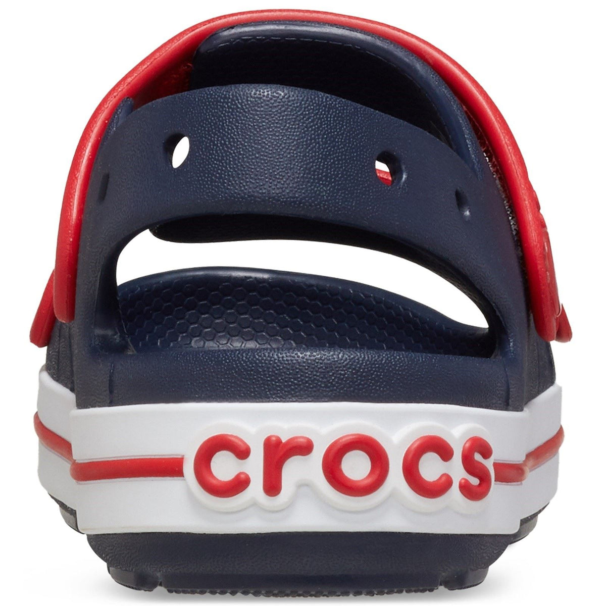 Crocs Kids Crocband Play Synthetic Navy/Varsity Red Sandals
