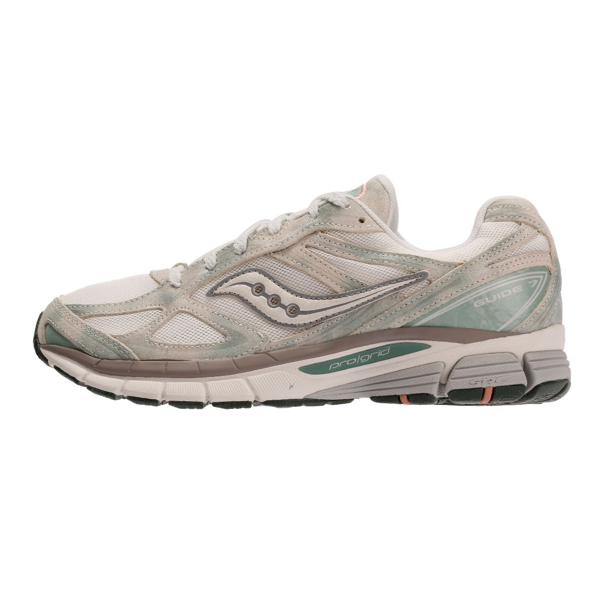 Saucony Progrid Guide 7 White/Verde Trainers