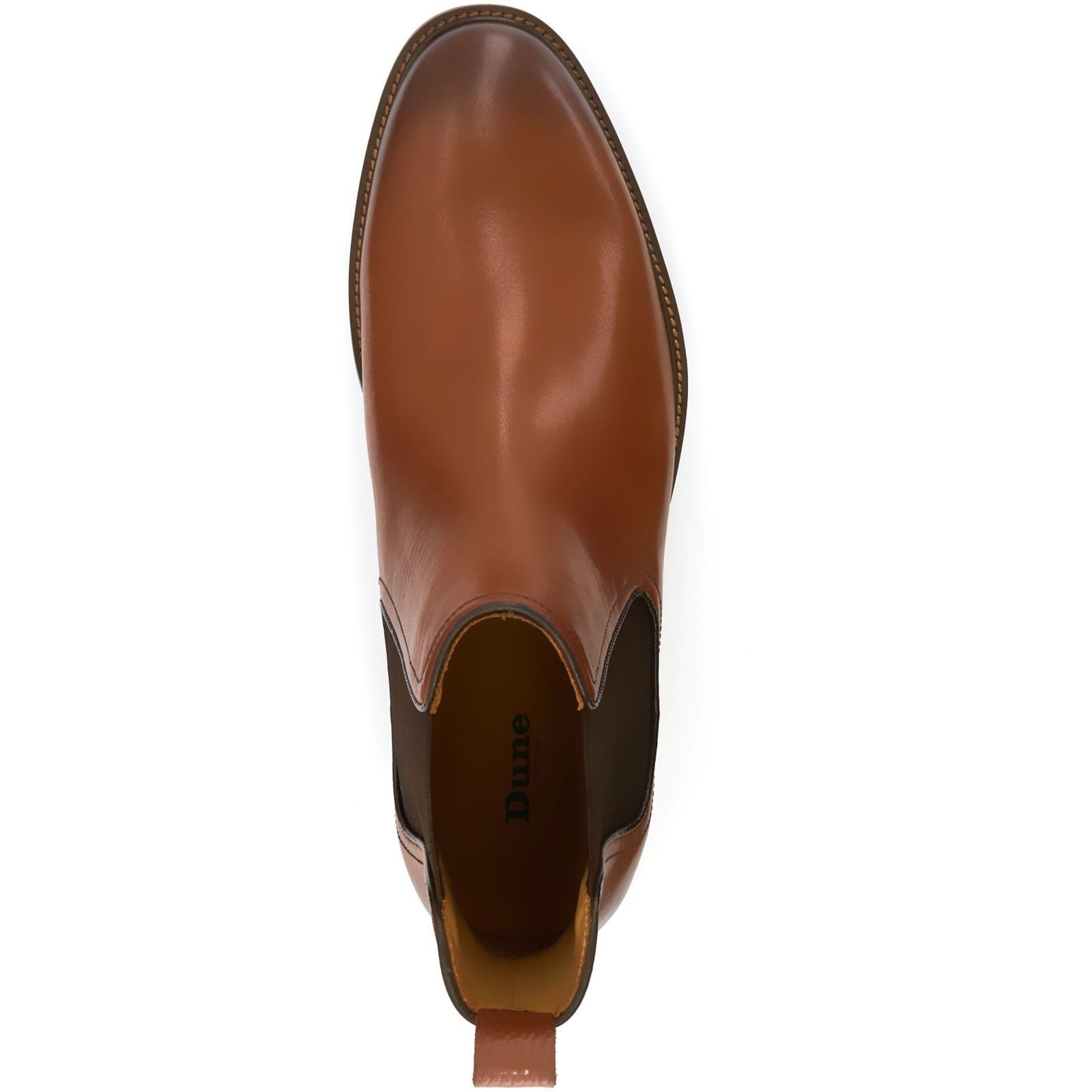 Dune Characteristic Leather Men's Tan Boots