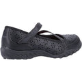 Skechers Breathe-Easy Playground Poppies Leather Junior Black Shoes
