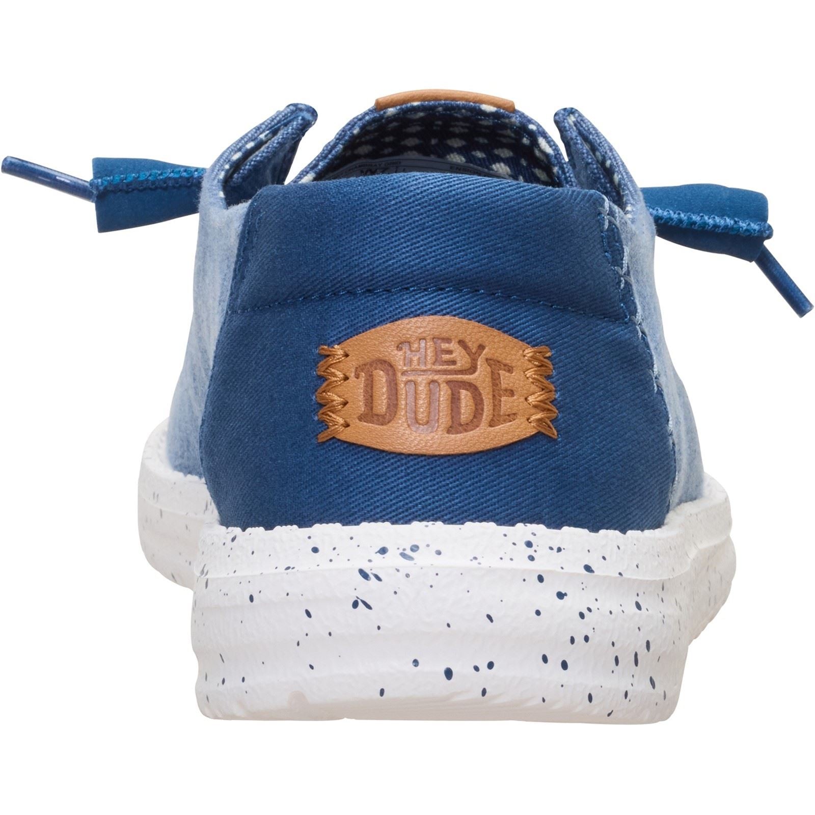 HEYDUDE Wendy Chambray Textile Women's Ensign Blue Loafers