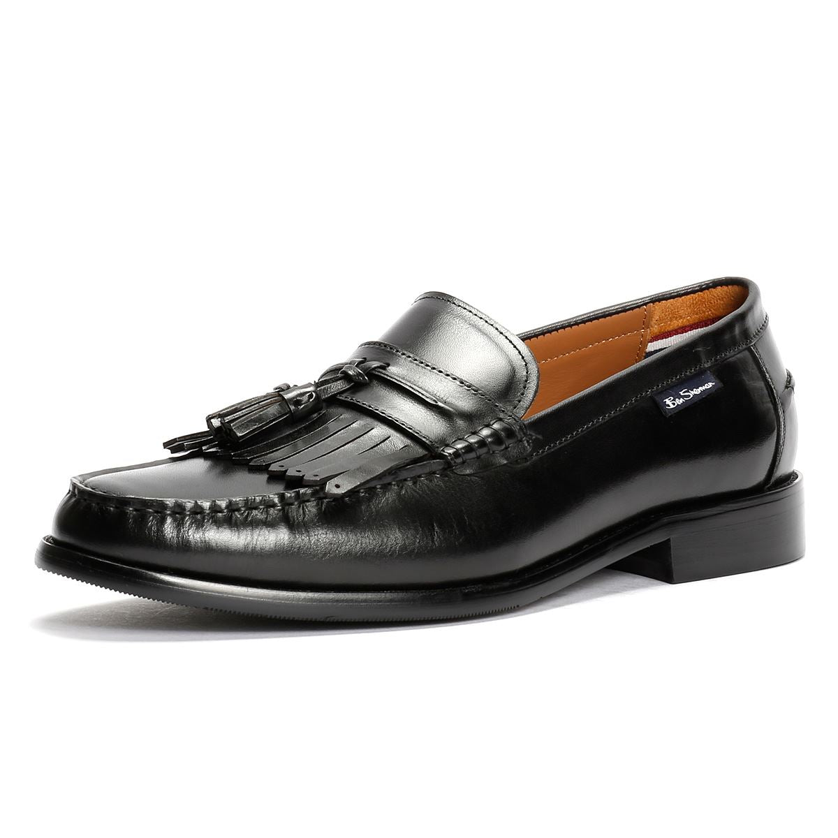 Ben Sherman Buster Leather Men's Black Loafers