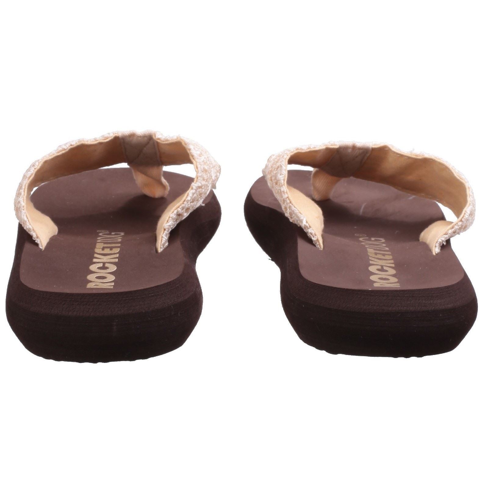 Rocket Dog Spotlight Lima Fabric Women's Natural Multi Flip Flops