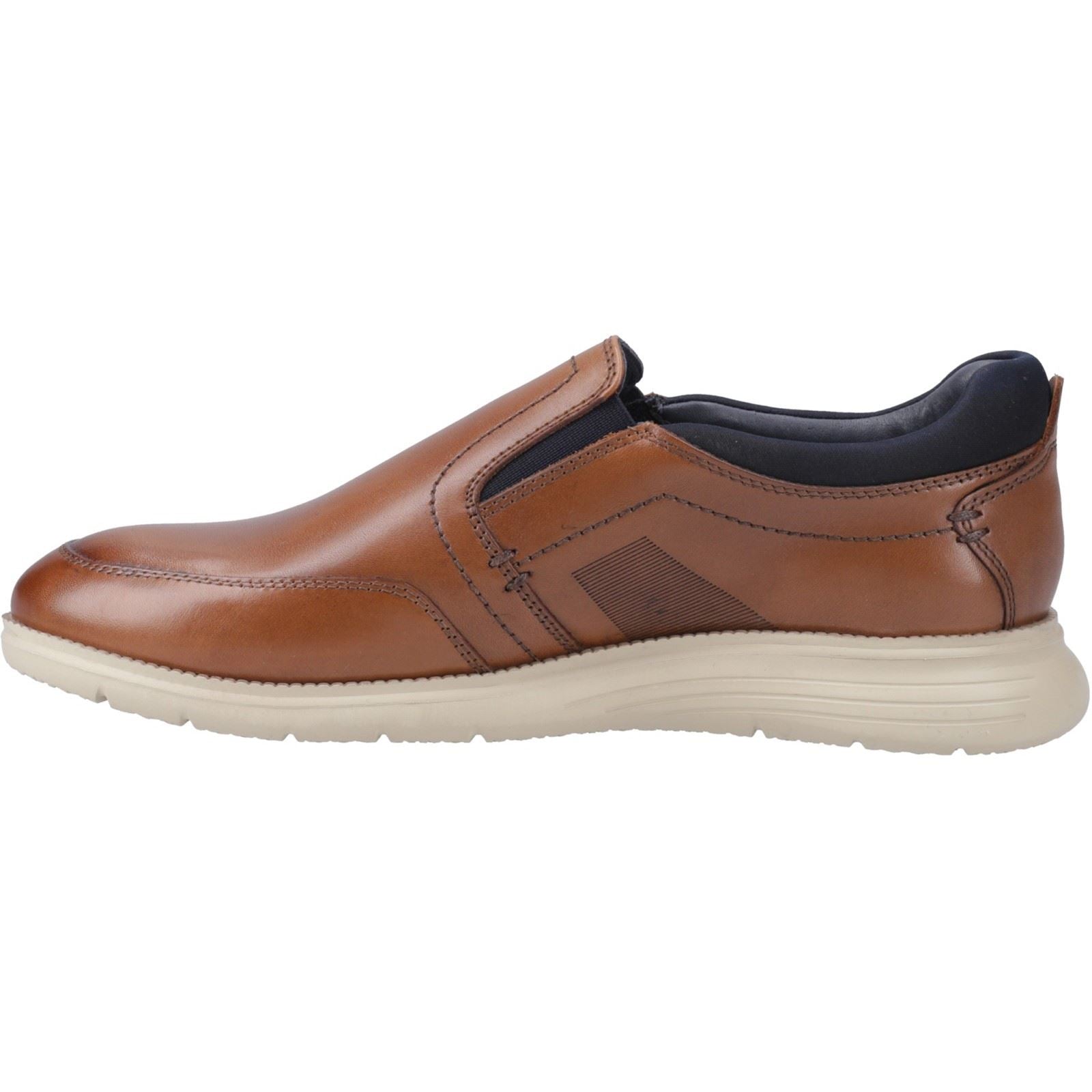 Pod Holden Leather/Textile Men's Cognac Trainers