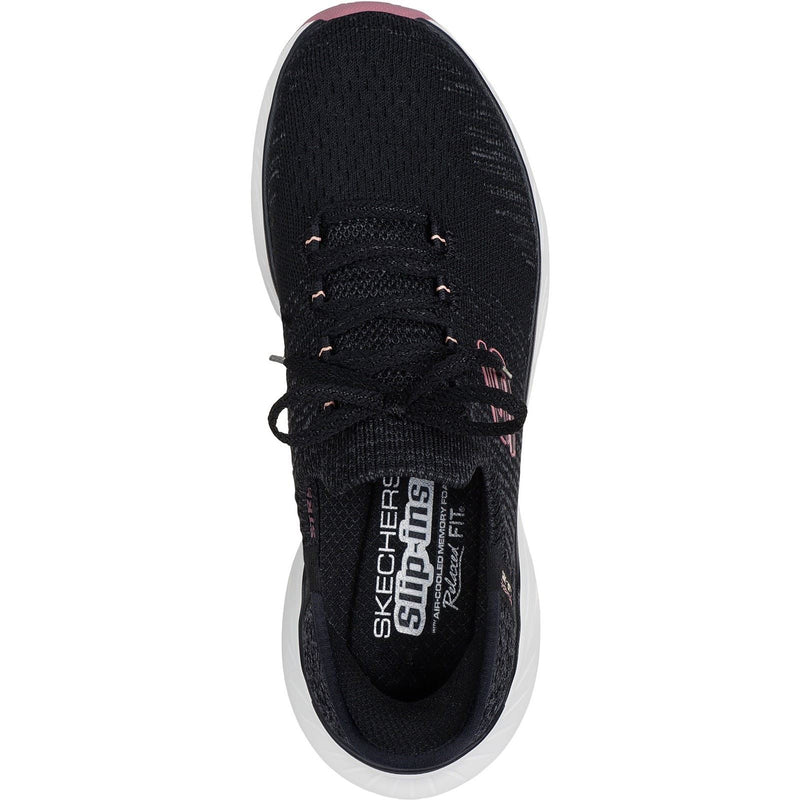 Skechers Edgeride Impression Textile Women's Black/Pink Trainers