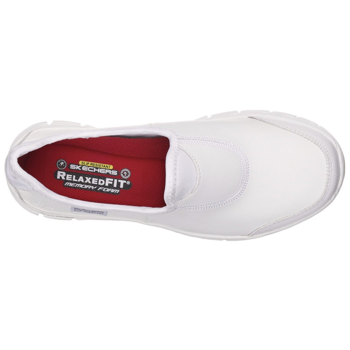 Skechers Workwear Sure Track Leather Women's White Trainers