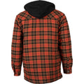 Dickies Fleece Hooded Flannel Shirt Men's Red Shirt Jacket