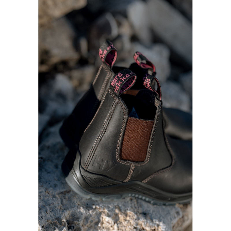 Hard Yakka Banjo Leather Women's Brown Safety Boots