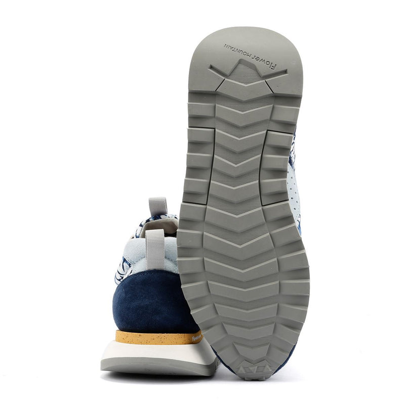 Flower Mountain New Asuka Blue Tie Dye Trainers