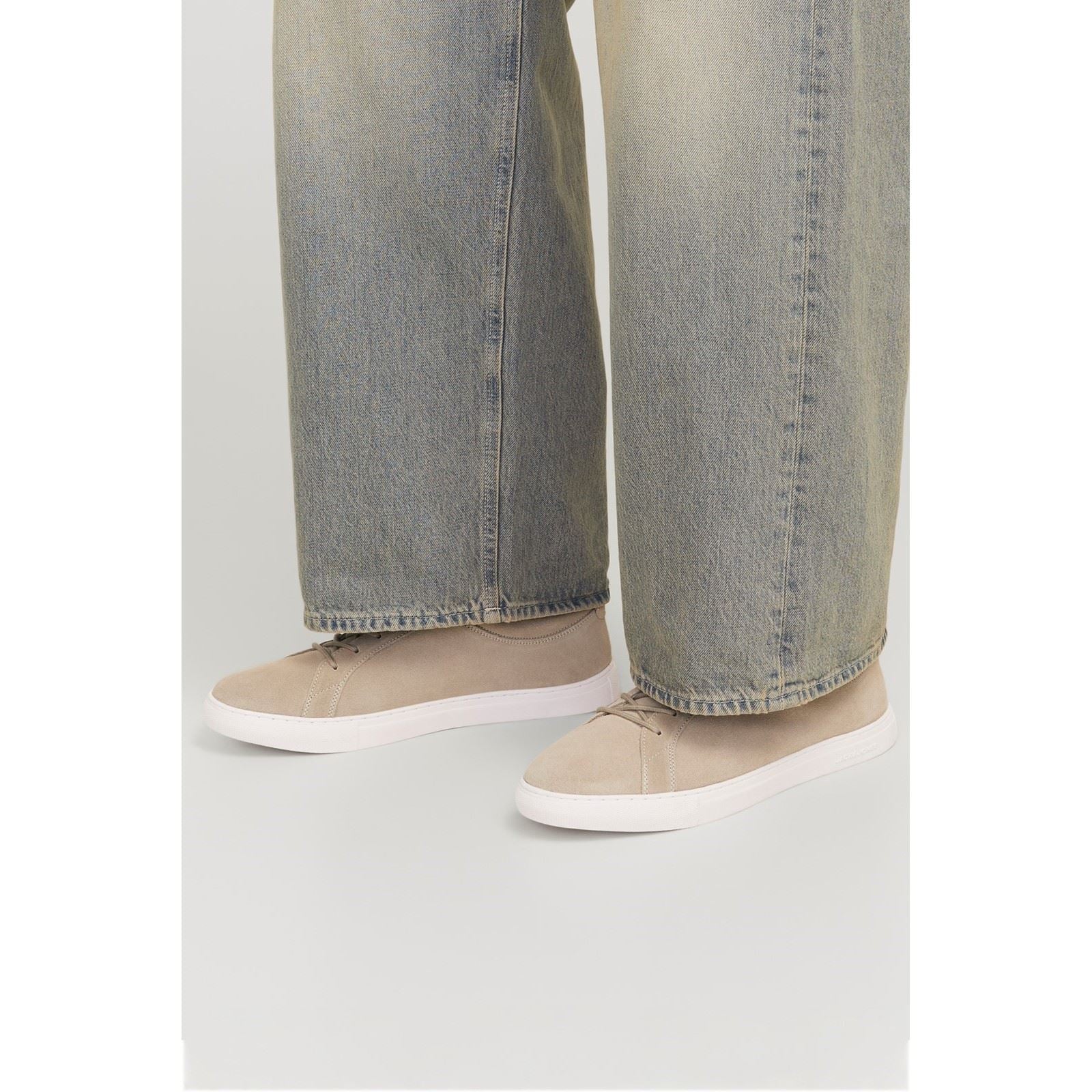 Jack & Jones Galaxy Suede Suede Men's Plaza Taupe Trainers