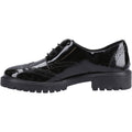 Hush Puppies Athena Patent Leather Junior Black Brogues