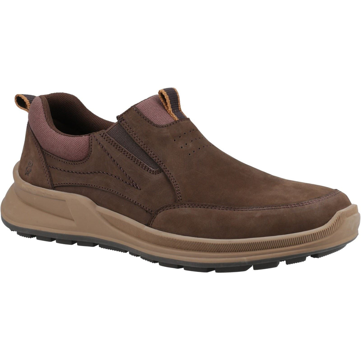 Hush Puppies Arthur Nubuck Men's Brown Loafers
