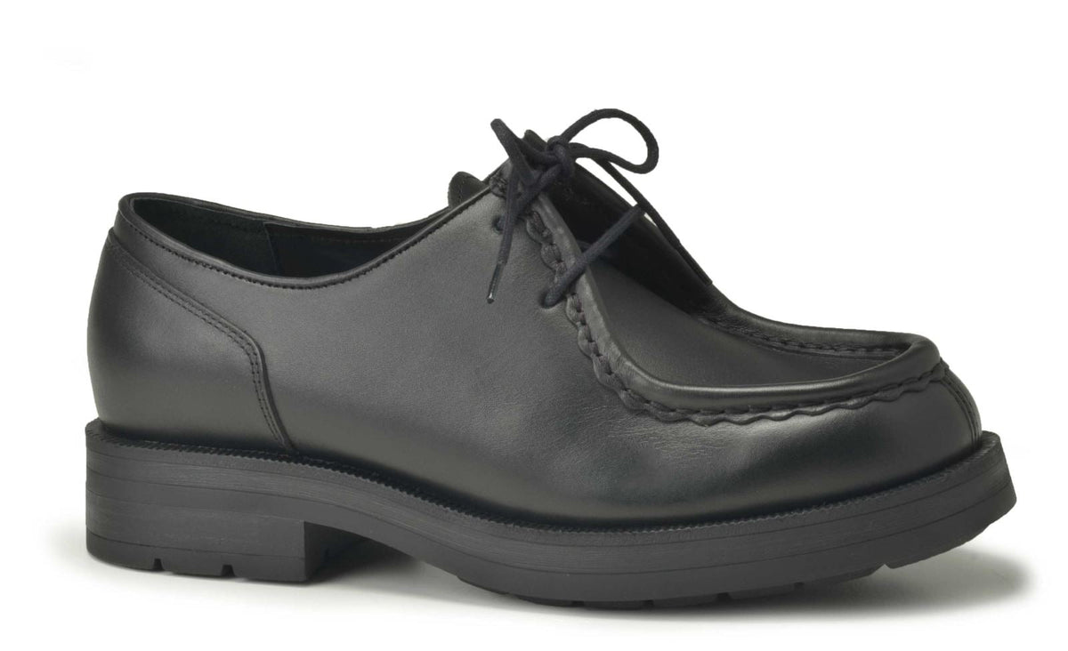 Kleman Tambour Leather Men's Noir Lace-Up Shoes